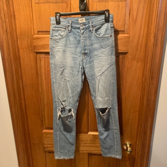 Citizens of Humanity Premium Vintage Liya High Rise Classic Fit Crop Size 24 - Picture 2 of 8